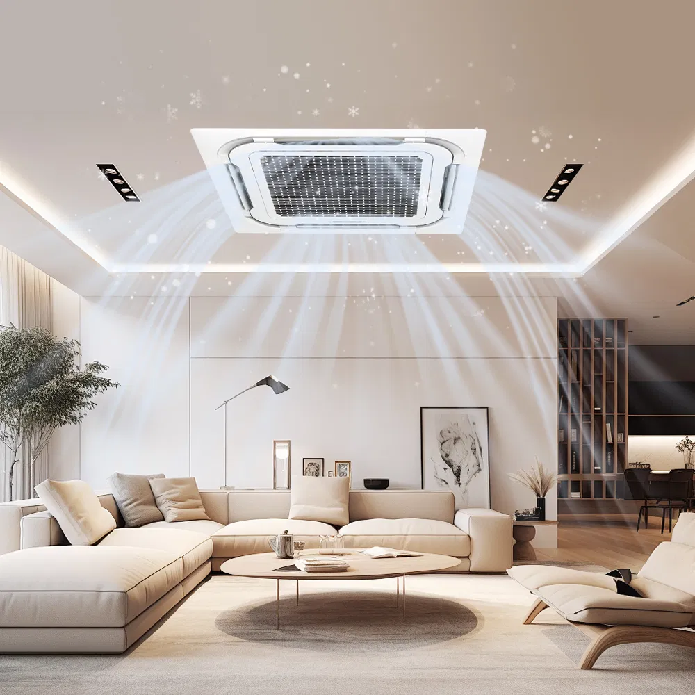 Sp-MCR-24hr1 24000BTU Air Conditioner Commercial Modern Ceiling Mounted AC Cassette Type Air Conditioner Cassette