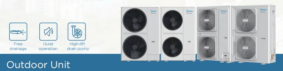 Midea Multi Zone Cassette Ceiling AC DC 36000BTU 3ton 6HP R32 R410A Office Air Conditioner