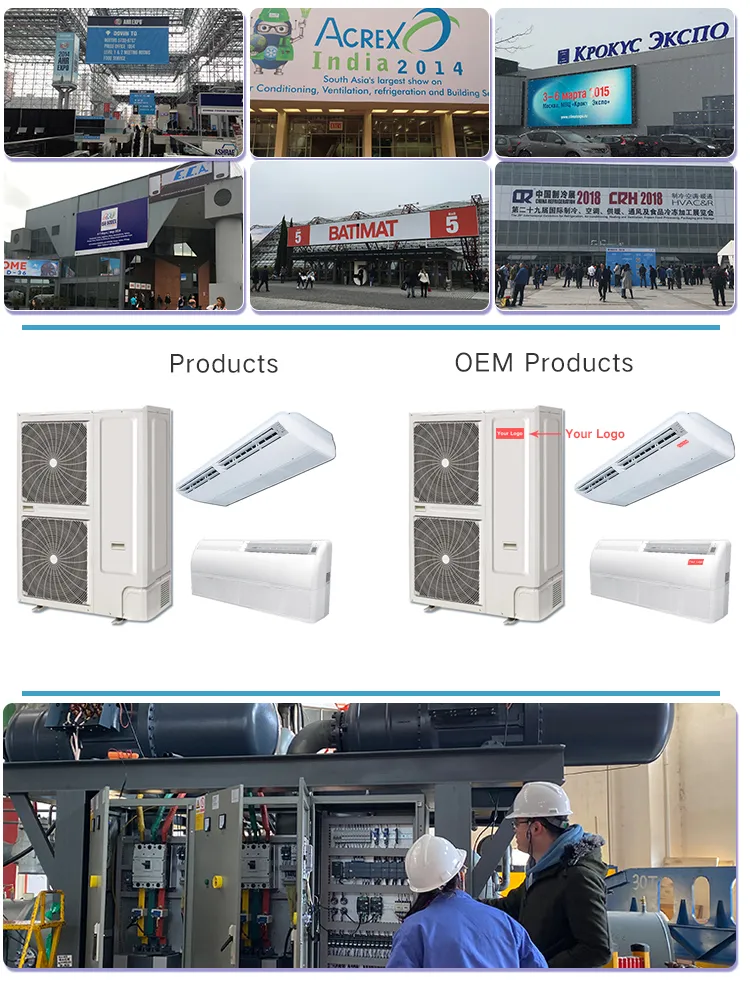 4 Way Ceiling Cassette Type Side Discharge Air Conditioner