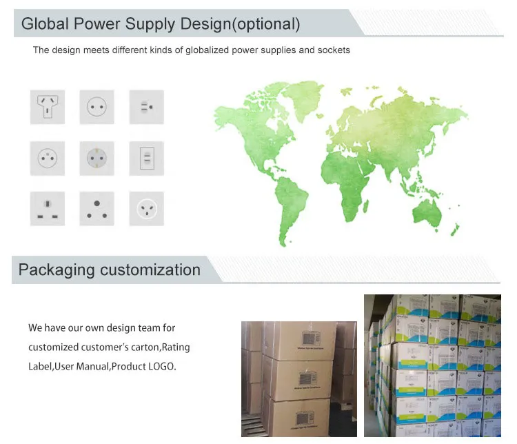 9000BTU 110V 60Hz R410A Refrigerant Energy Saver Window Mounted Type Non Inverter Air Conditioner with Dehumidification to Room