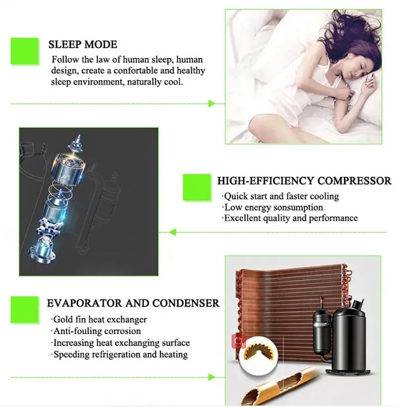 Window Mounted Type Windows AC Competitive Price Sleep Mode and High Efficiency Air Conditioner