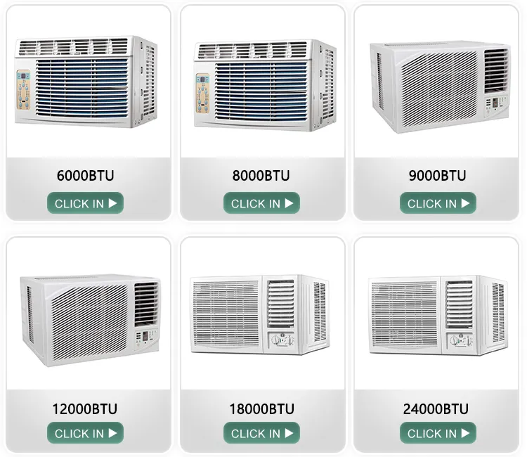 Manufacture Hot and Cold 110V 60Hz 12000BTU 1ton Window Type Air Conditioner Inverter