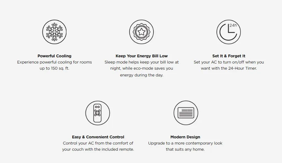 115V~220V 50Hz/60Hz Mechanical Window Mounted Type AC Air Conditioner