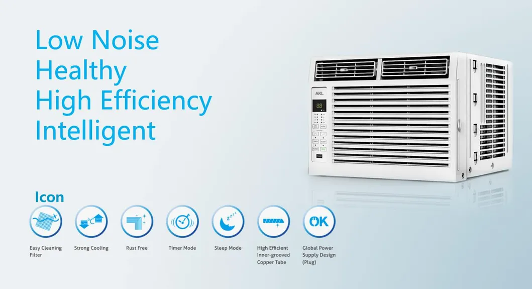 Window Type Air Conditioner R32 60Hz for Us.
