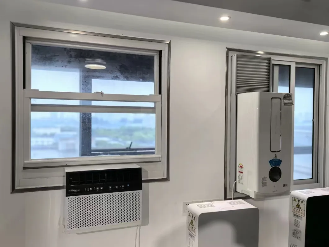 House Use Wall Mounted Type Saddle Window Air Conditioner