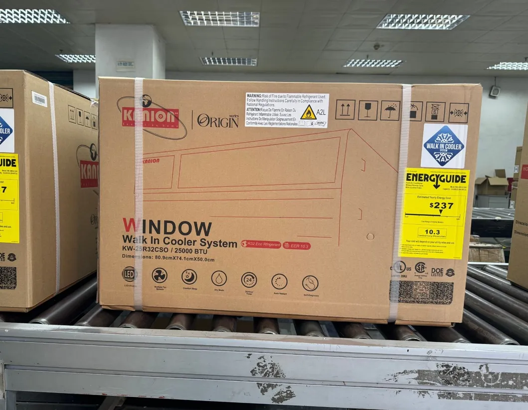 Inverter Window Type Air Conditioner Kanion Co 60Hz R32 Cooling Only