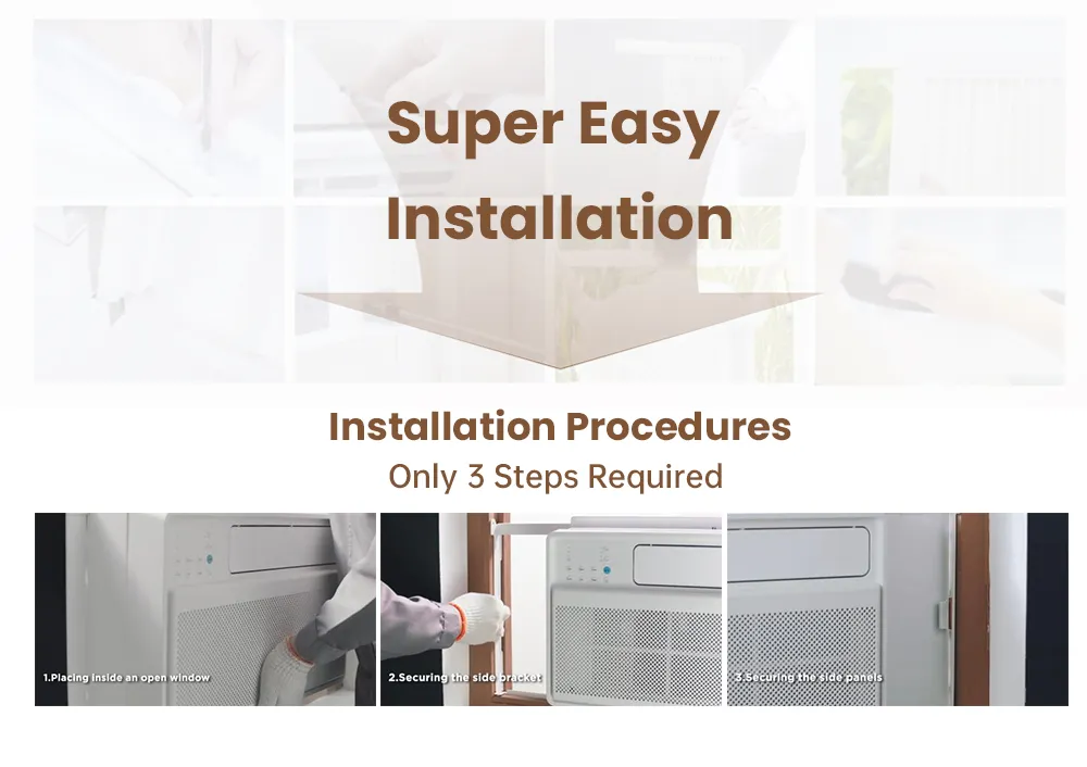 Bestcold 1.2 Ton Window Type Air Conditioner Heat Pump WiFi Control Energy Saving for Warehouses Air Conditioning