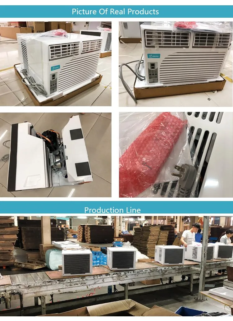 8000 BTU 115V~220V 50Hz/60Hz Mechanical Window 1.5 Ton Air Conditioning Mounted Type AC Air Conditioner