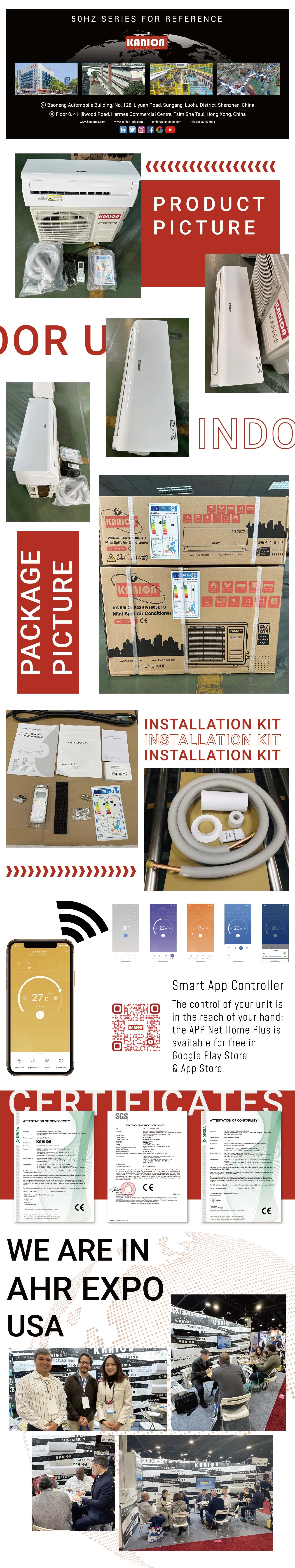 Window Type Air Conditioner for Home Use R32/R410A