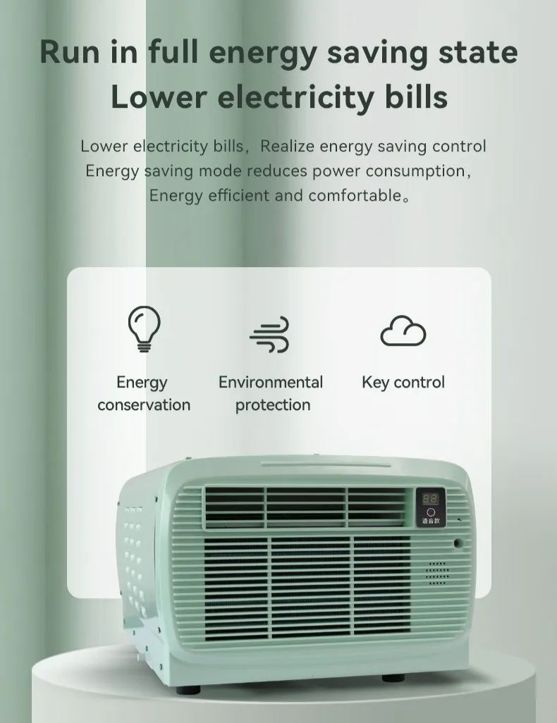 110V 220V Direct Sale Fixed Frequency Mini Portable Air Conditioner for Home