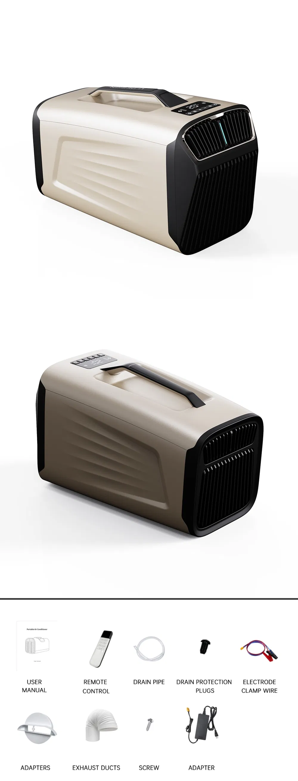 Small Portable Air Conditioner Trunk Car Pet Room 110-220 Volt Air Conditioner