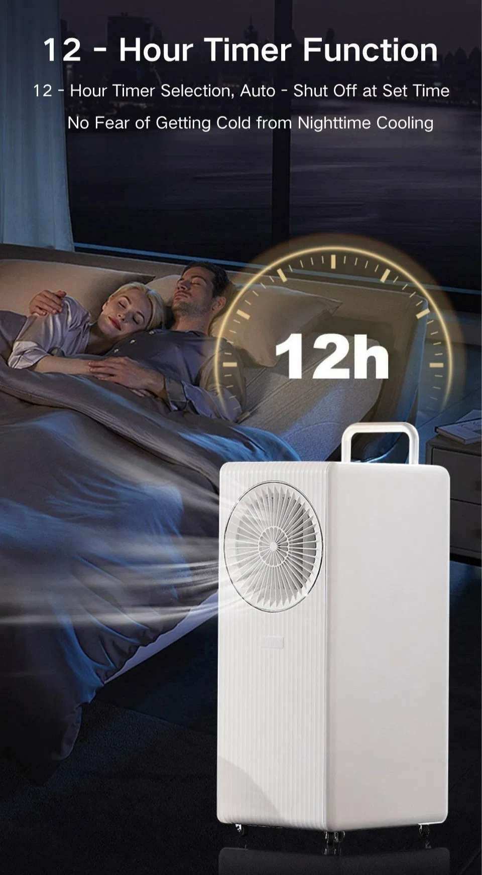 Energy-Saving Evaporative Home Portable Air Conditioner for Bedroom and Kitchen