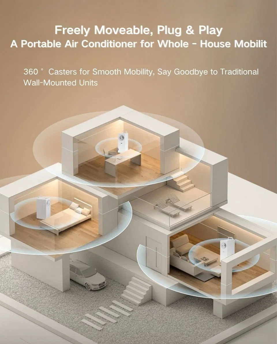 Energy-Saving Evaporative Home Portable Air Conditioner for Bedroom and Kitchen