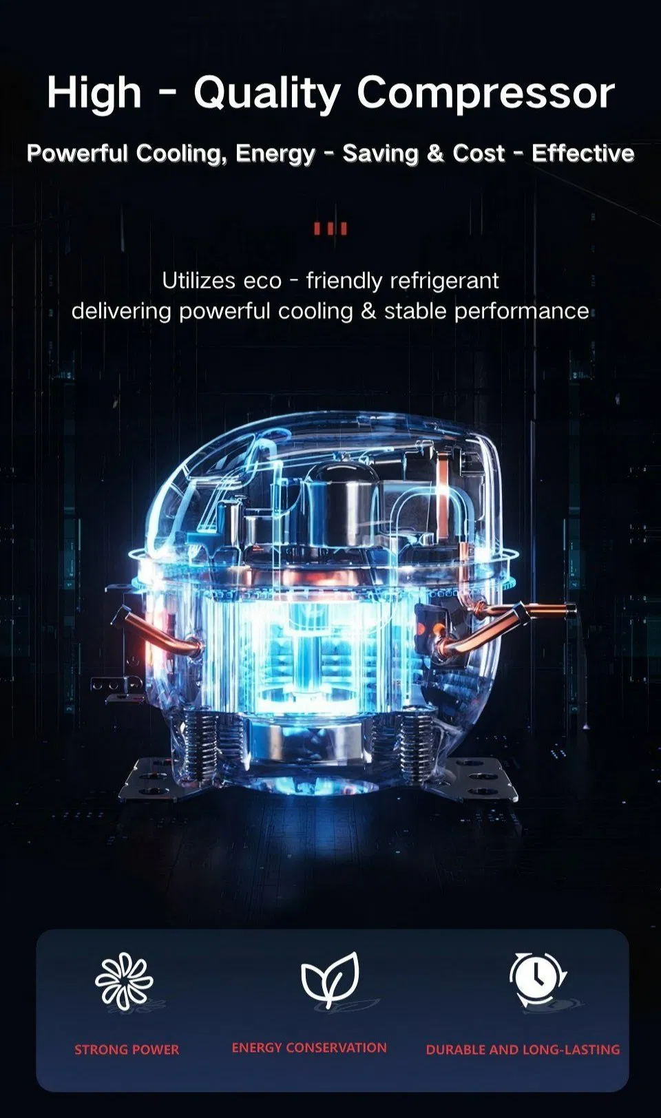 Energy-Saving Evaporative Home Portable Air Conditioner for Bedroom and Kitchen