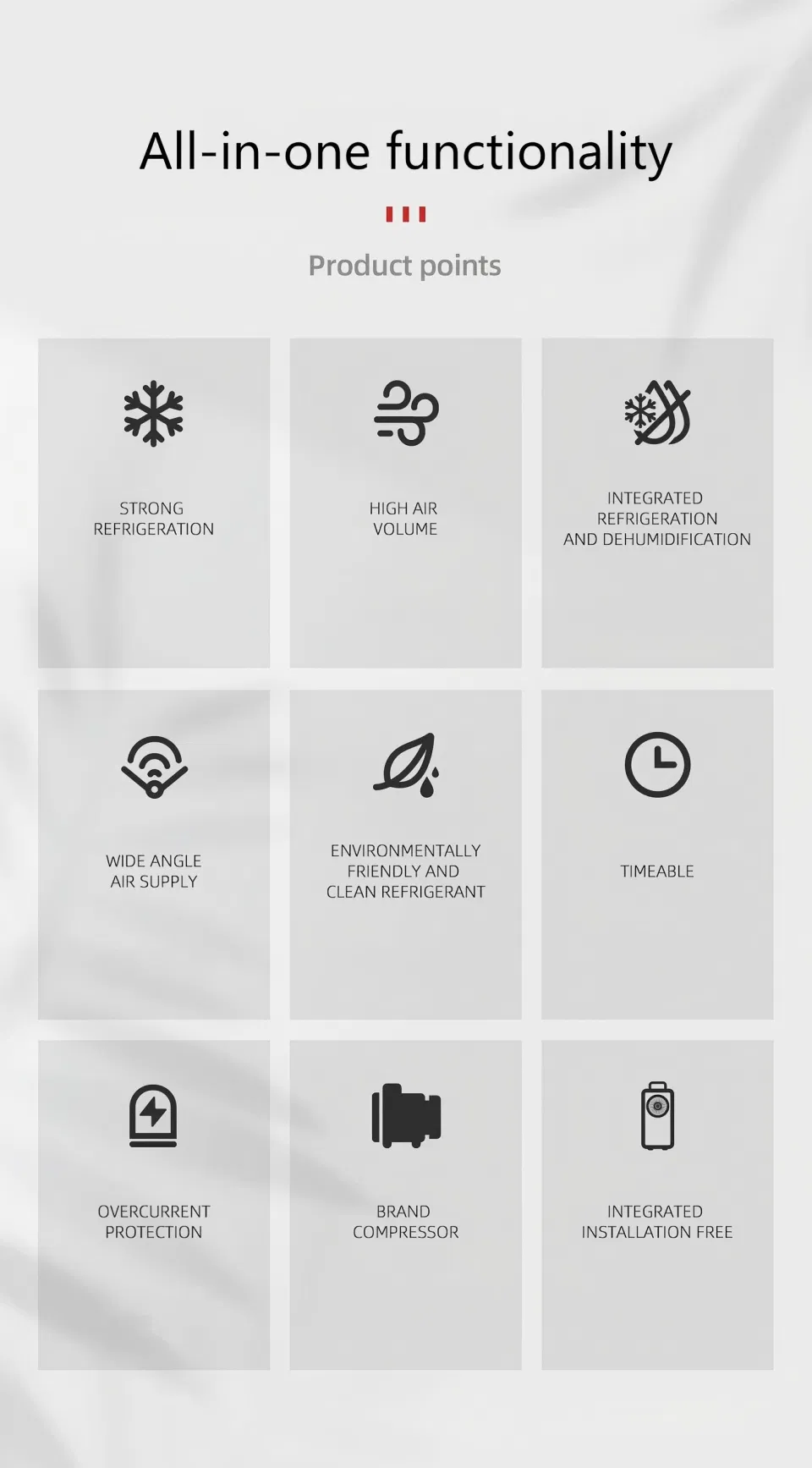 Energy-Saving Evaporative Home Portable Air Conditioner for Bedroom and Kitchen