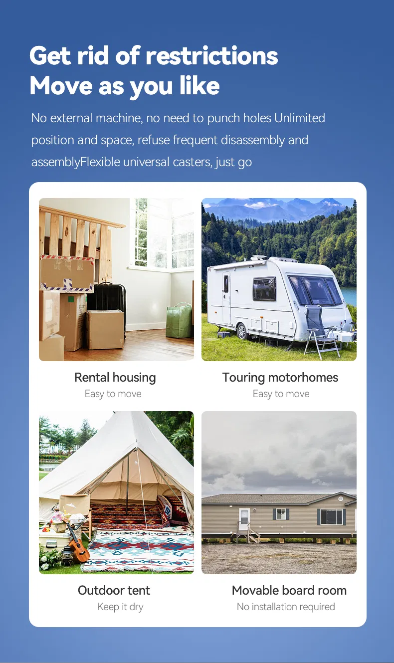 Home Use Mini Air Conditioner Portable AC 220V Pet Room Cooling