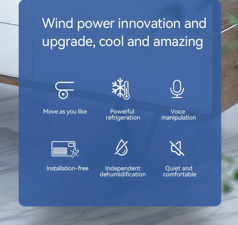 Home Use Mini Air Conditioner Portable AC 220V Pet Room Cooling