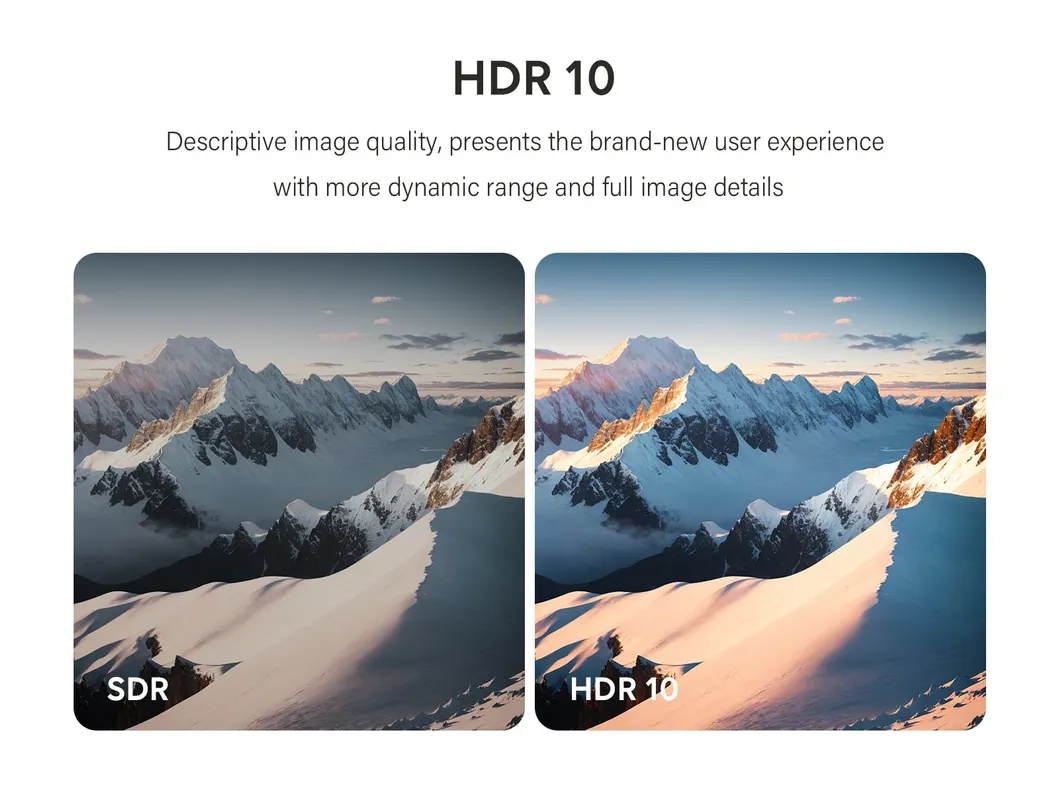 Cre U1 4K Home Cinema Projector LED LCD Video Outdoor Smart Projector