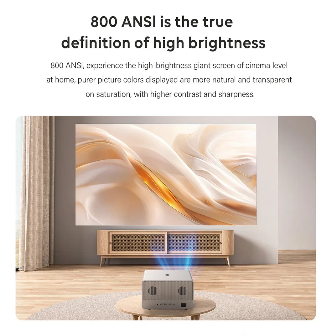 Cre U1 4K Home Cinema Projector LED LCD Video Outdoor Smart Projector