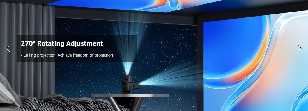 Hy320 Mini Video Projector 4K LED Smart Android Projector Price Multimedia Home Theater Projector Hy300