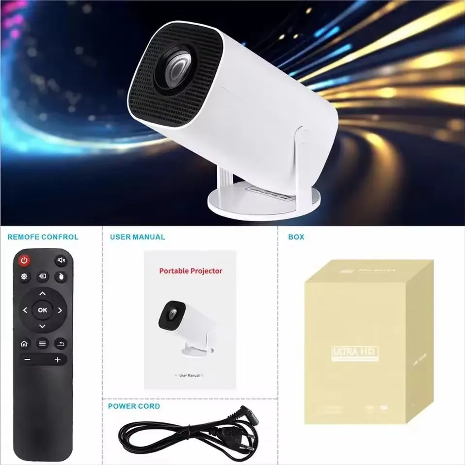 Hotsale 720p Mini Projector Hy300 Support 1080P Lightning Vision P30 Proyector