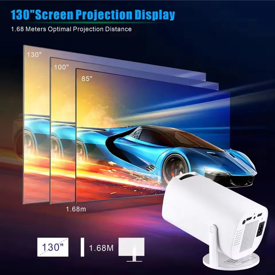 Hotsale 720p Mini Projector Hy300 Support 1080P Lightning Vision P30 Proyector