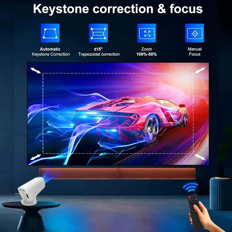 Hotsale 720p Mini Projector Hy300 Support 1080P Lightning Vision P30 Proyector