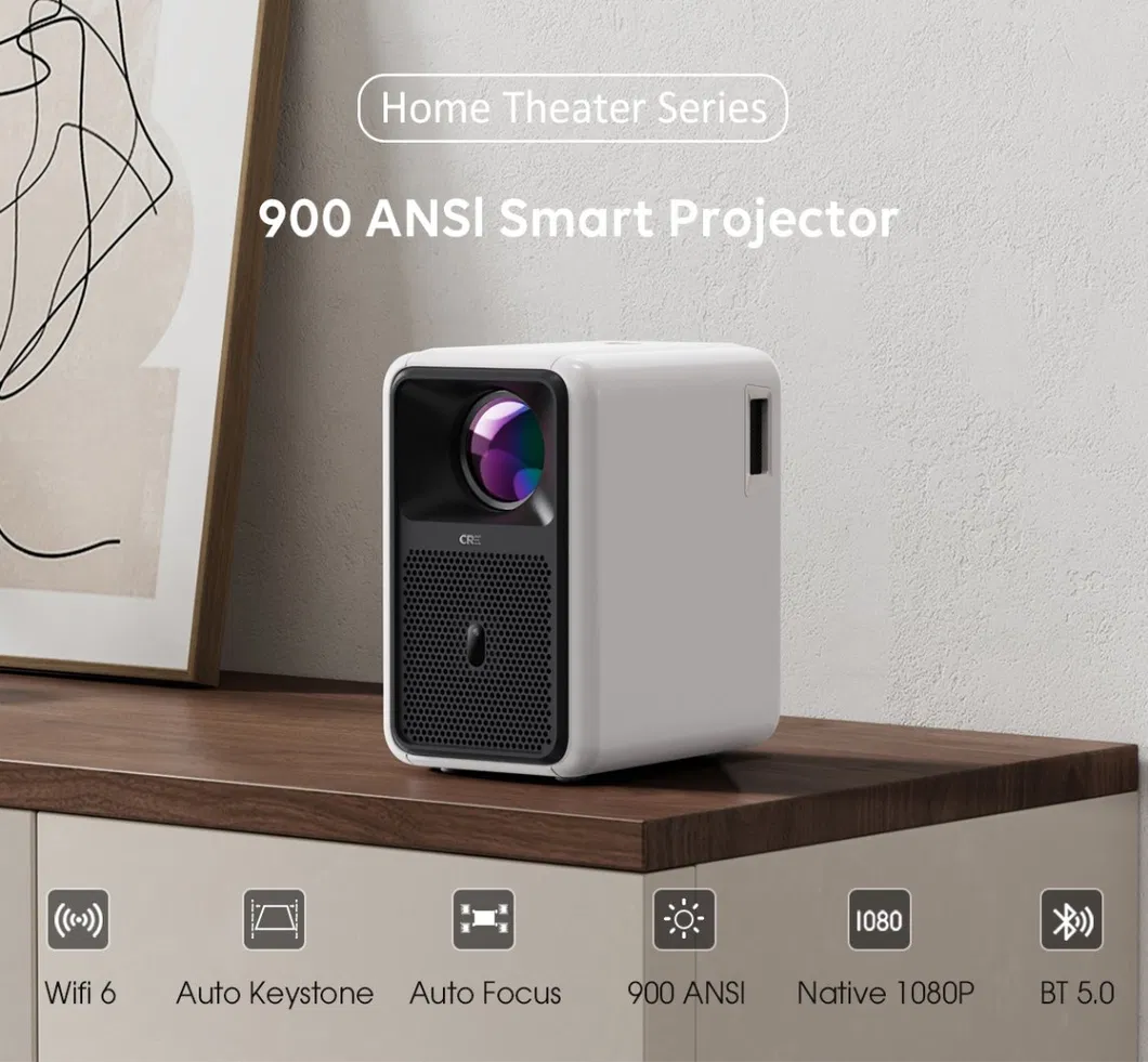 Cre Cr36 Hot Selling LCD LED Projectors Home Theater HD Video Outdoor Cinema Projectors