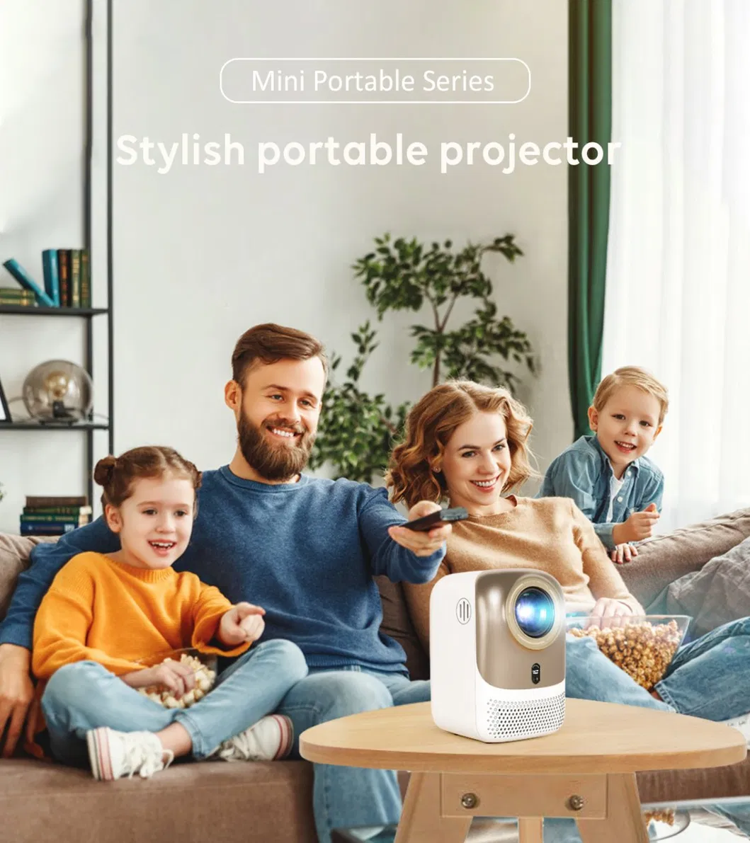 Cr38 Mini LED LCD Portable Projector 4K Smart Bluetooth Video Outdoor Home Cinema Projector