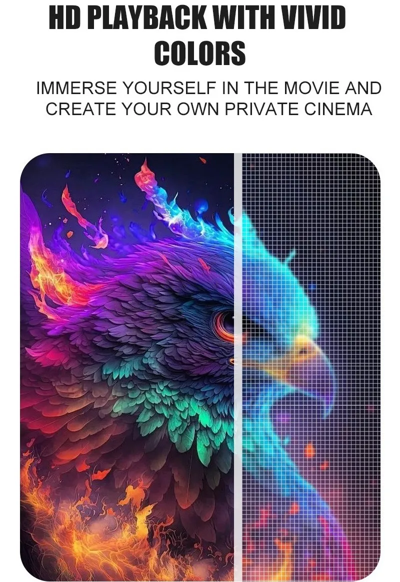 Portable KTV Projector for Outdoor Karaoke Parties and Events