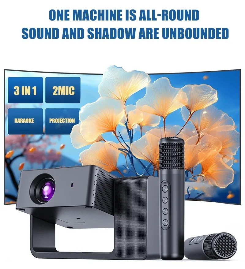 Portable KTV Projector for Outdoor Karaoke Parties and Events