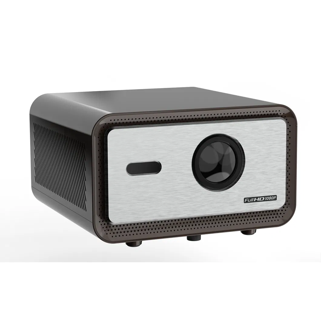 Auto Focus 1080P HD Projector – Electric Zoom, Home Theater, 4K Support