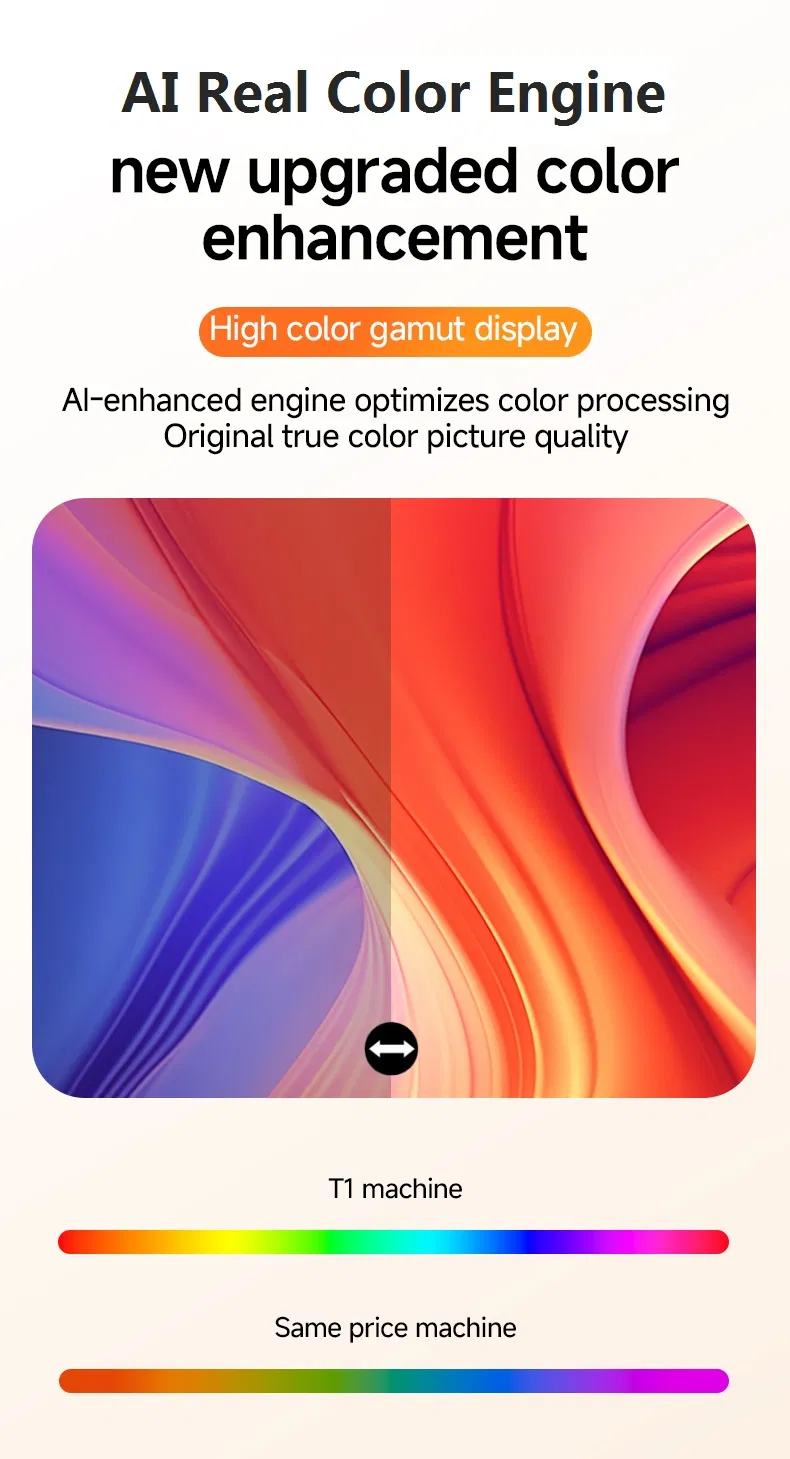 Ultra HD Smart Projector with Wireless Connectivity for Home Entertainment