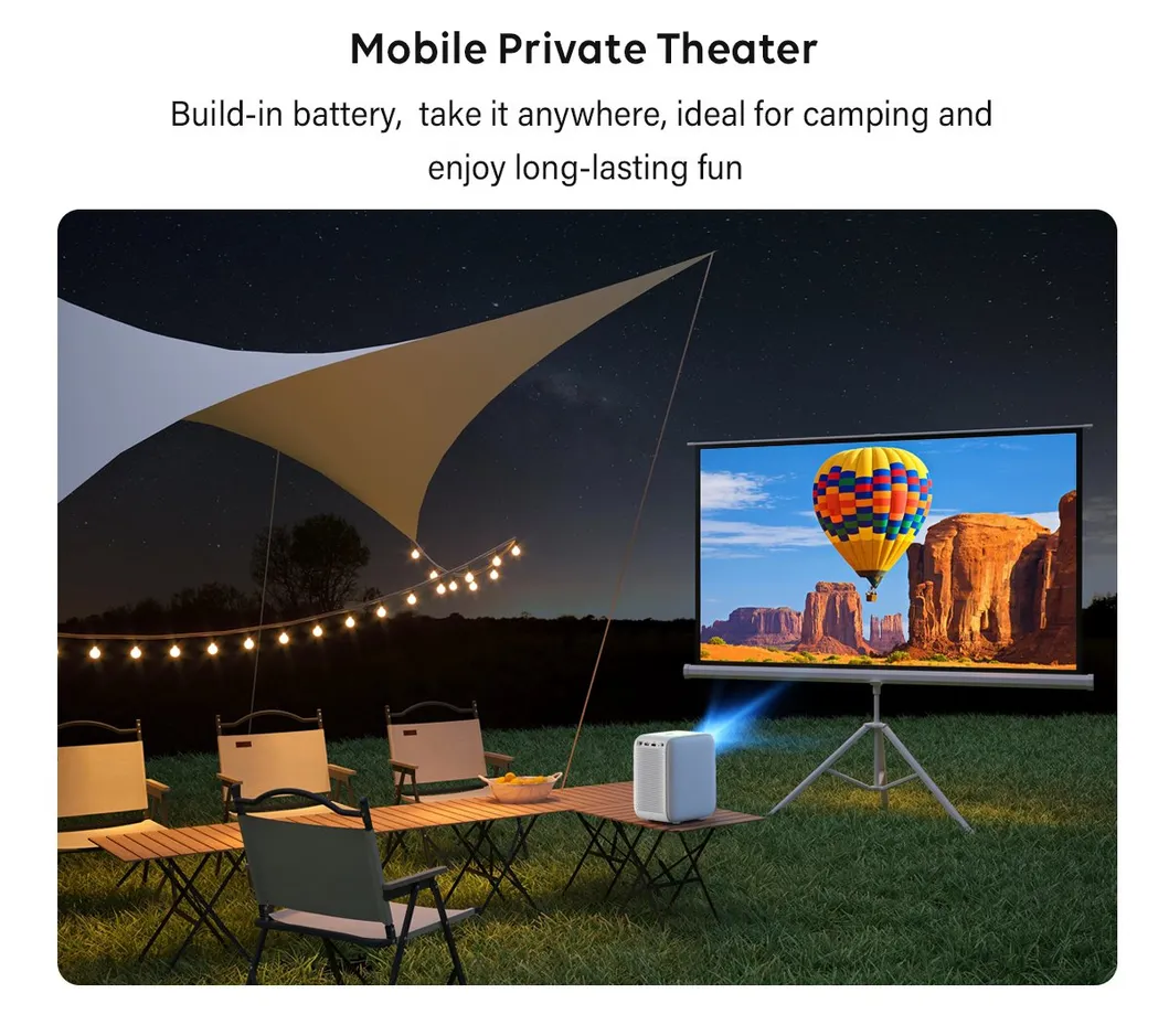 Cre Cr32 Electronics Portable Home Theater Projector for School Education Cinema Video Business 4K Mini Smart Video Projector