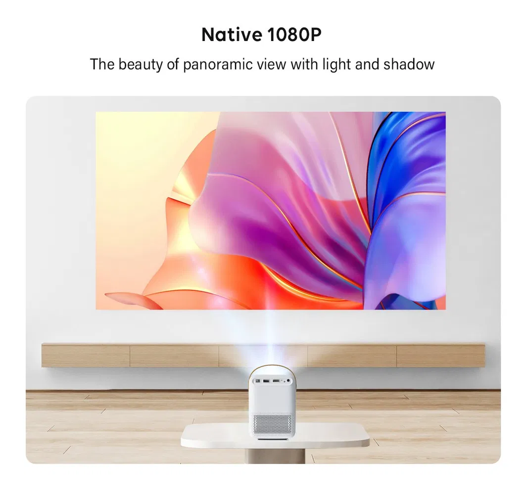 Cre Cr35 4K Portable Android 9 Projector Portable 4K Full HD 1080P Smart Video Home Cinema Projector