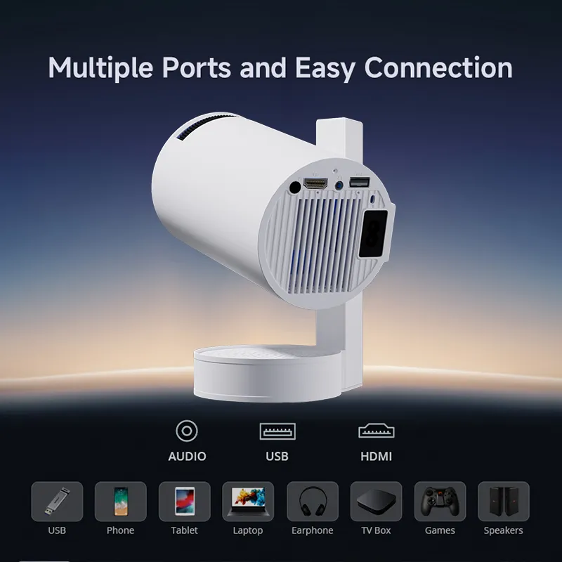 2525 New Model Popular Bluetooth Projector for Movies and Presentations Compact Size