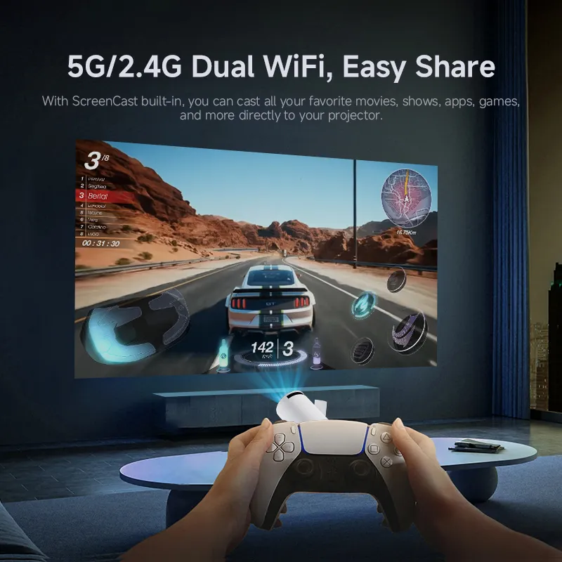 2525 New Model Popular Bluetooth Projector for Movies and Presentations Compact Size