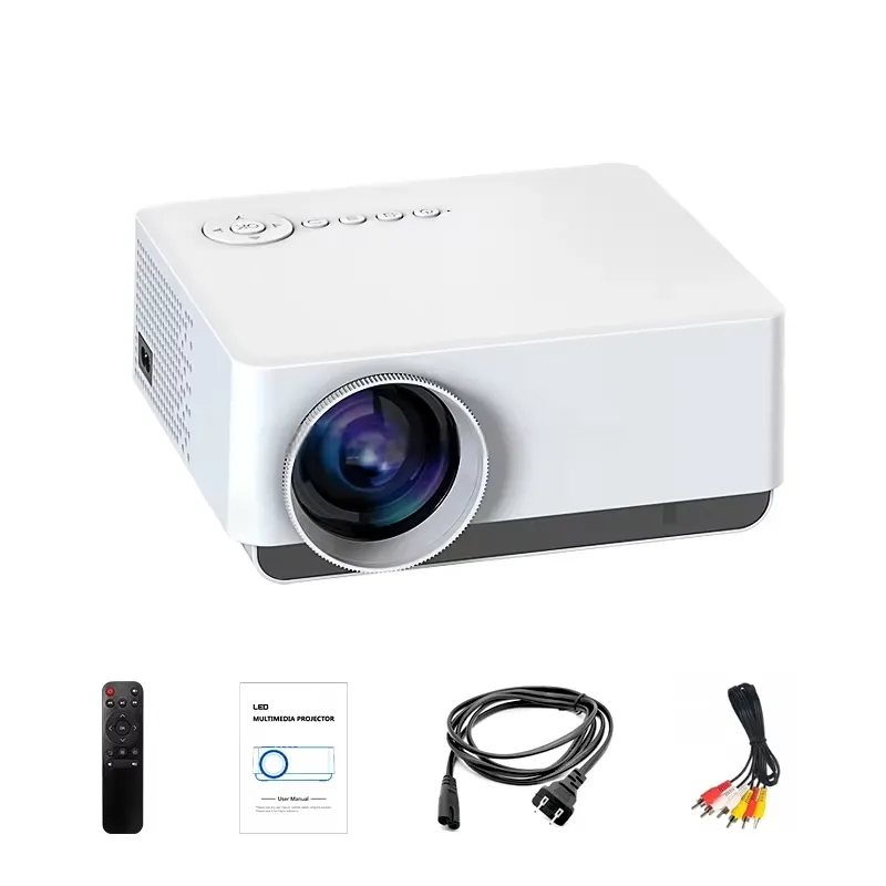 Android System 1+16g Wireless WiFi Video Projector Mirror LED Mini Portable Projector 1080P HD Mobile Home Theater Projector