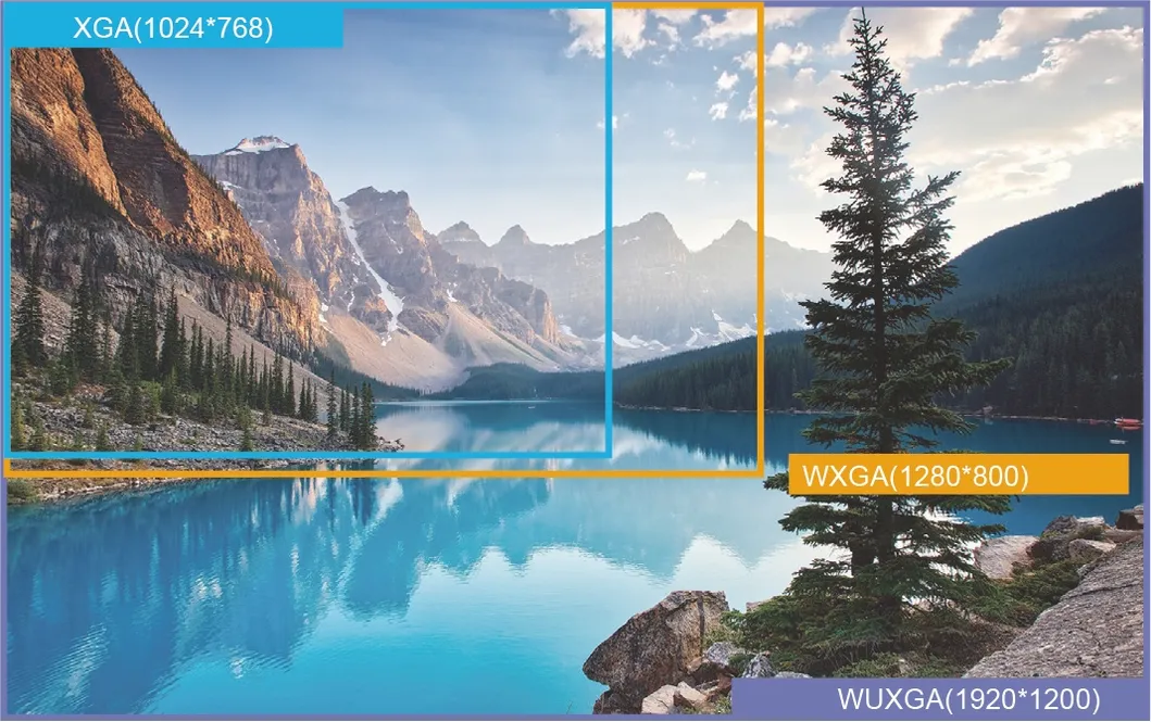 300 Inch Wuxga 7200 ANSI Lumens Large Venue Projecteur 3LCD Laser Proyector 3D Mapping 4K Projector