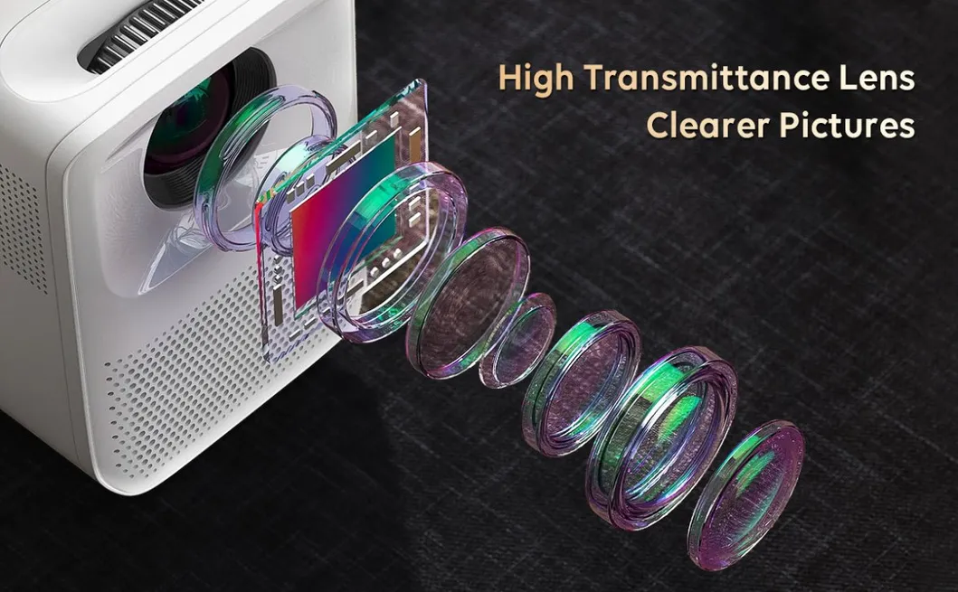 Cr35 Real 4K Projector WiFi Supported for School Education Cinema Video Projector