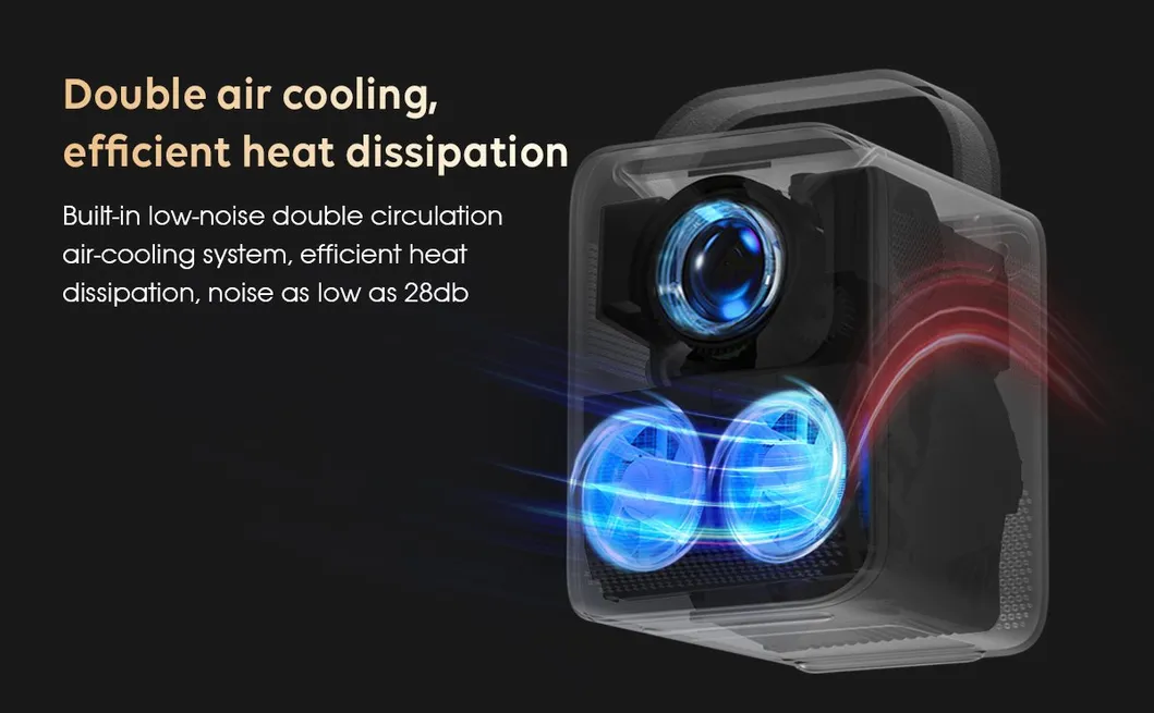 Cr35 Real 4K Projector WiFi Supported for School Education Cinema Video Projector