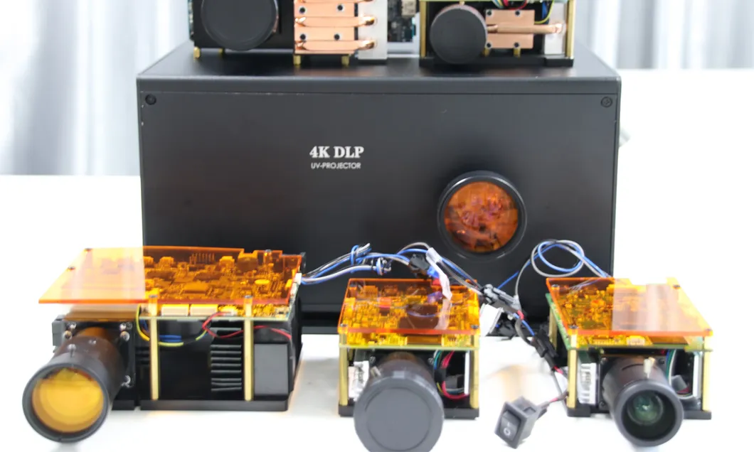 Zs Projector LCD 4K DLP Projector with Casting Jewelry Wax Printer