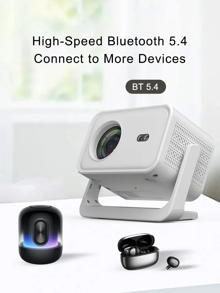 4K Android 131080P350ANSI Lumensauto Focus Projector