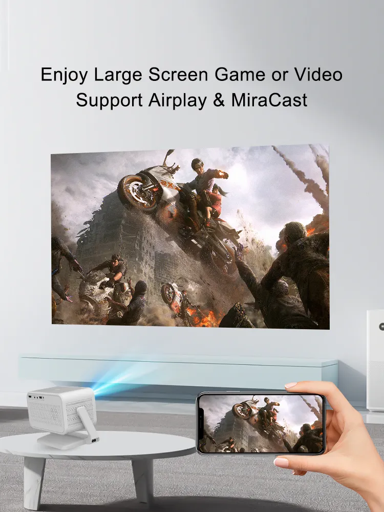 4K Android 131080P350ANSI Lumensauto Focus Projector