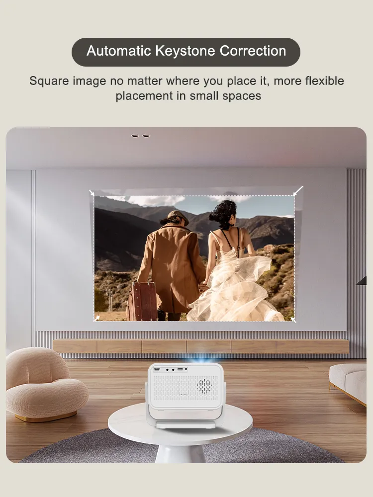 4K Android 131080P350ANSI Lumensauto Focus Projector