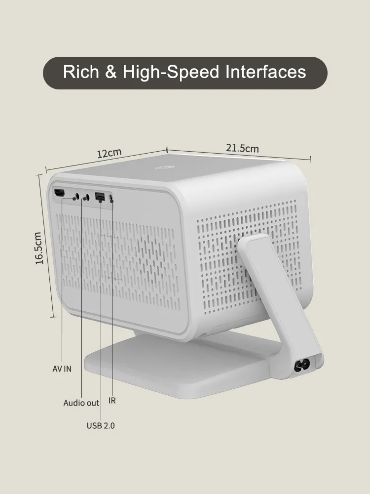 4K Android 131080P350ANSI Lumensauto Focus Projector