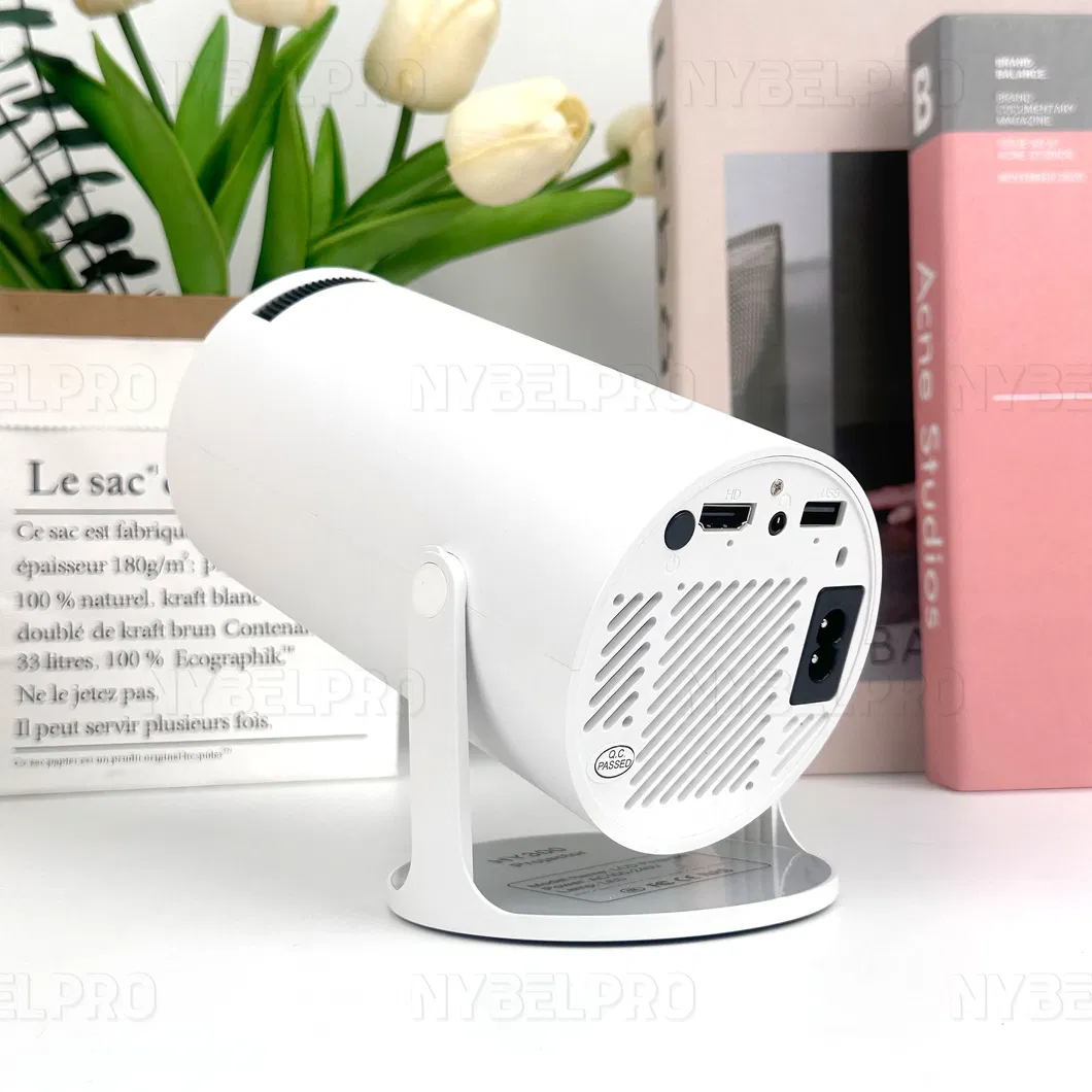 2025 Mini LCD Projector Portable Automatic Correction Stable Screen, Clear Picture Quality Wireless Bluetooth Long Life Projector for Home Theater