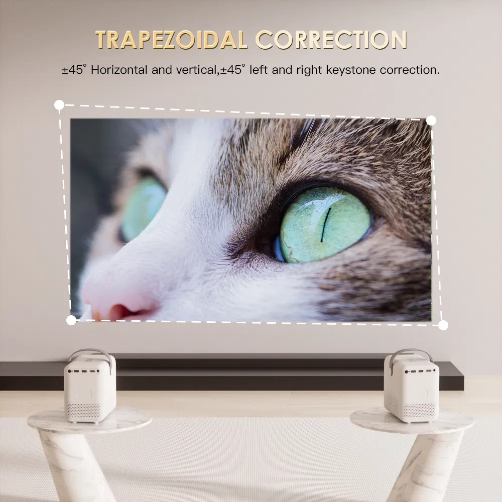 Mini Full HD Android Portable Home Theater Projector 4K Interactive Projector Short Throw Projector Smart