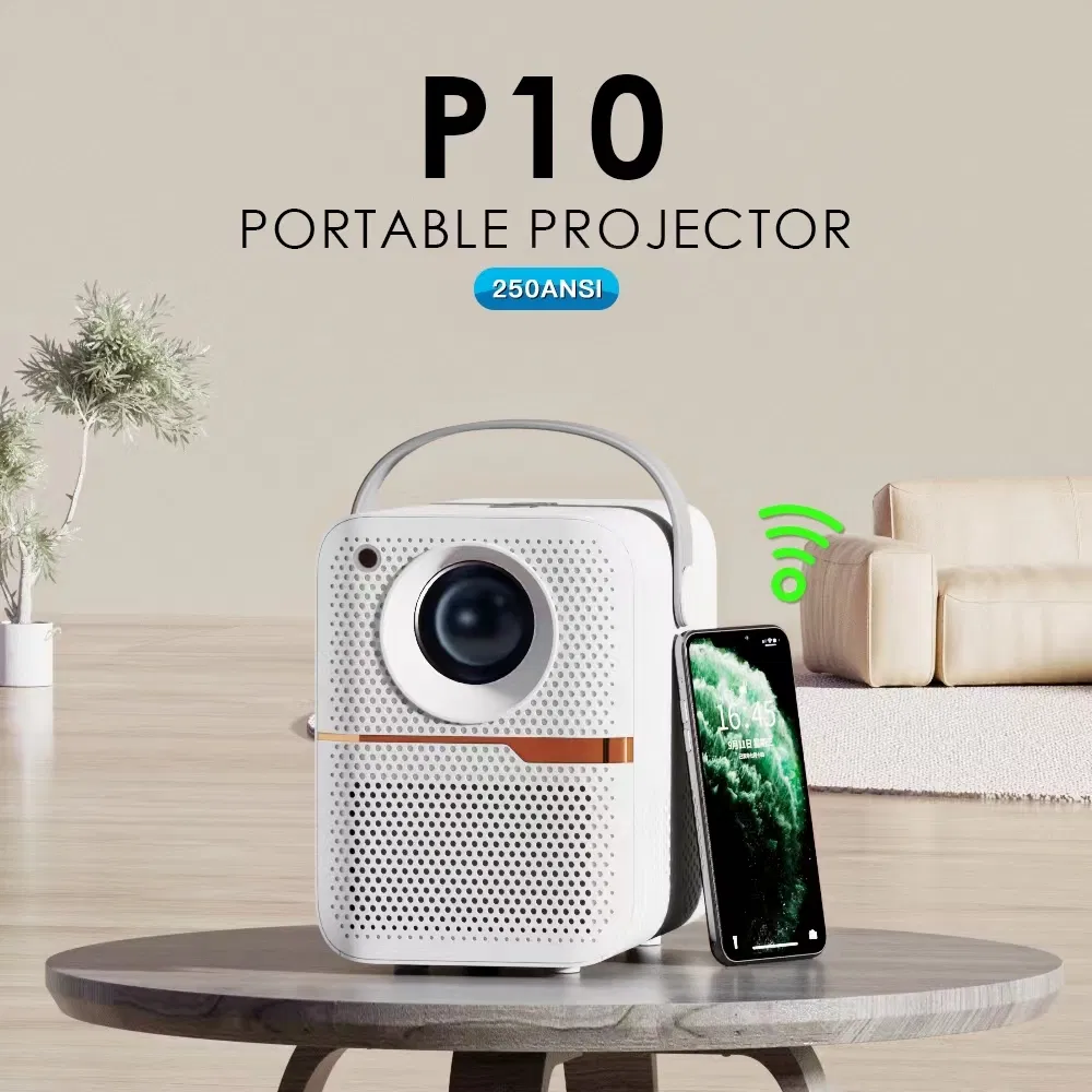 Mini Full HD Android Portable Home Theater Projector 4K Interactive Projector Short Throw Projector Smart