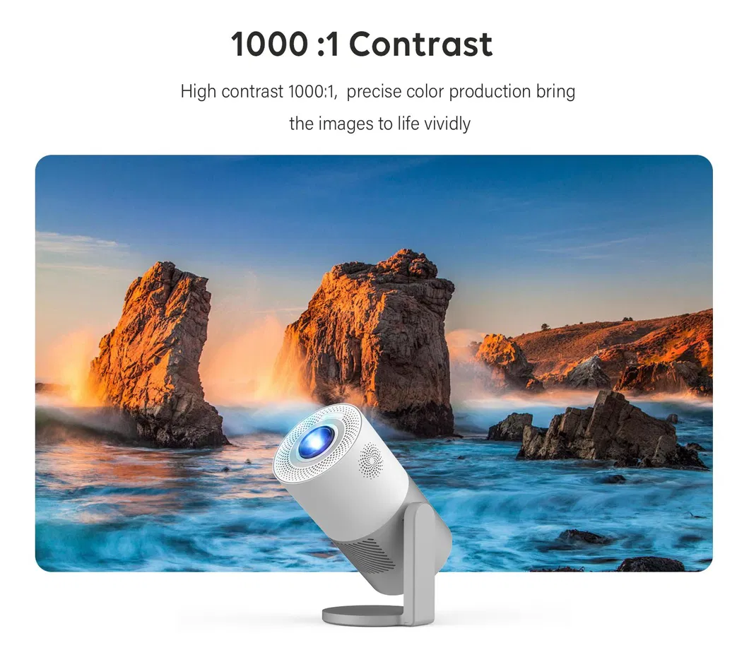 Cre Cr50 1080P FHD Android Smart Version Projector LED Projecteur WiFi Video Beamer Home Theater Projector 4K